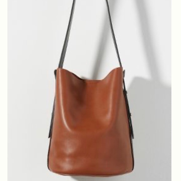 Anthropologie Handbags - Anthropologie Georgia Bucket Bag Honey / Miel